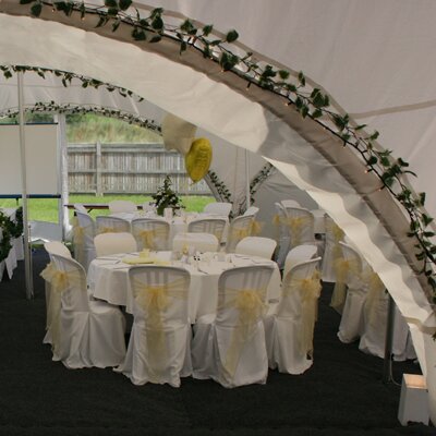 Chair Covers  Wedding Reception on Chair Cover And Wedding Reception Styling From Ambience   Weddingo